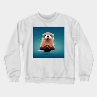 Cute Otter Crewneck Sweatshirt